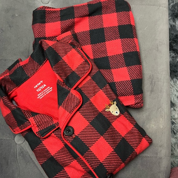 Carter’s Other - 💥3/$13.00 💥Carter’s  Red and Black Checkered PJ
   Buy bundle and save.